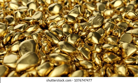 1OZ Gold Pebles